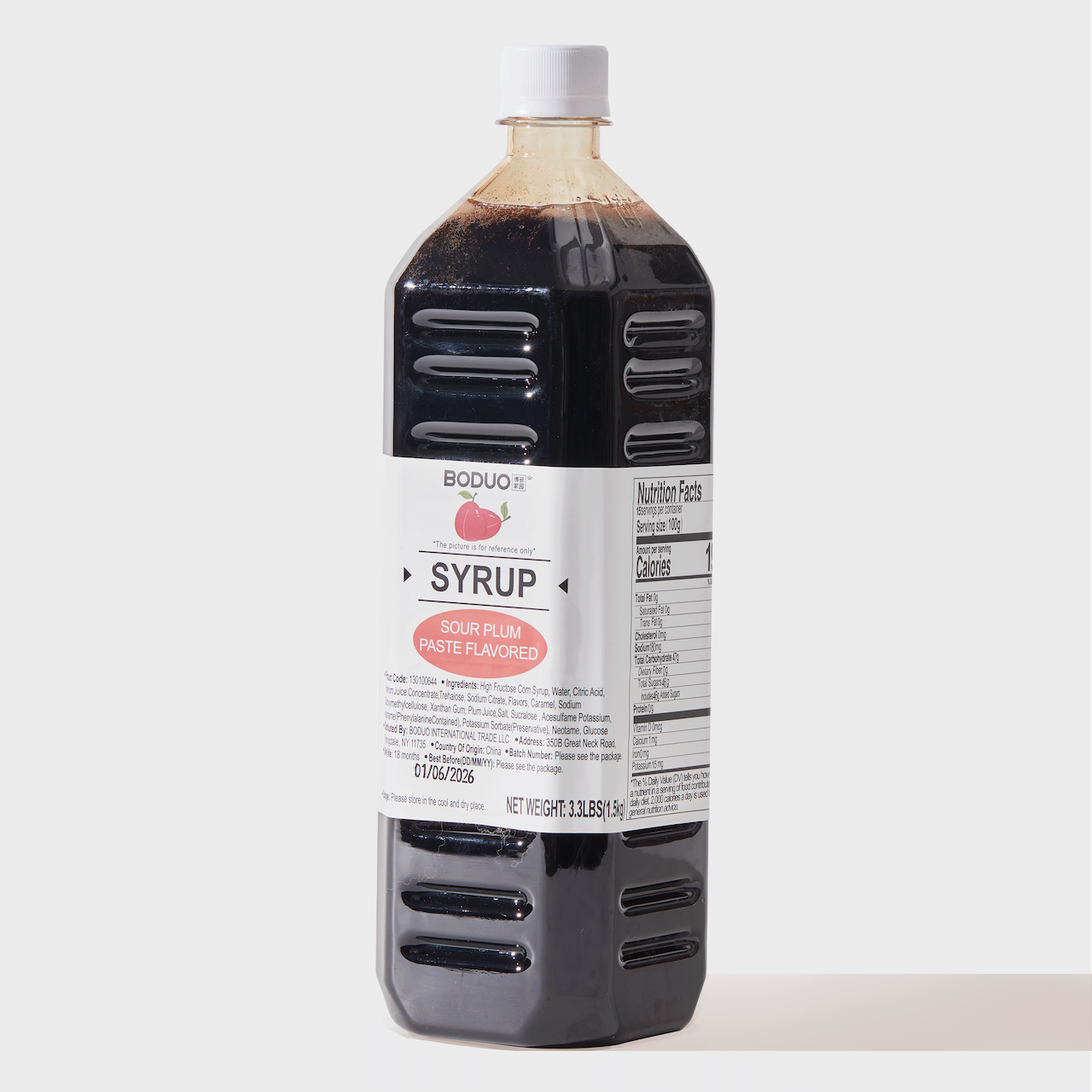 Sour Plum Paste Flavored Syrup