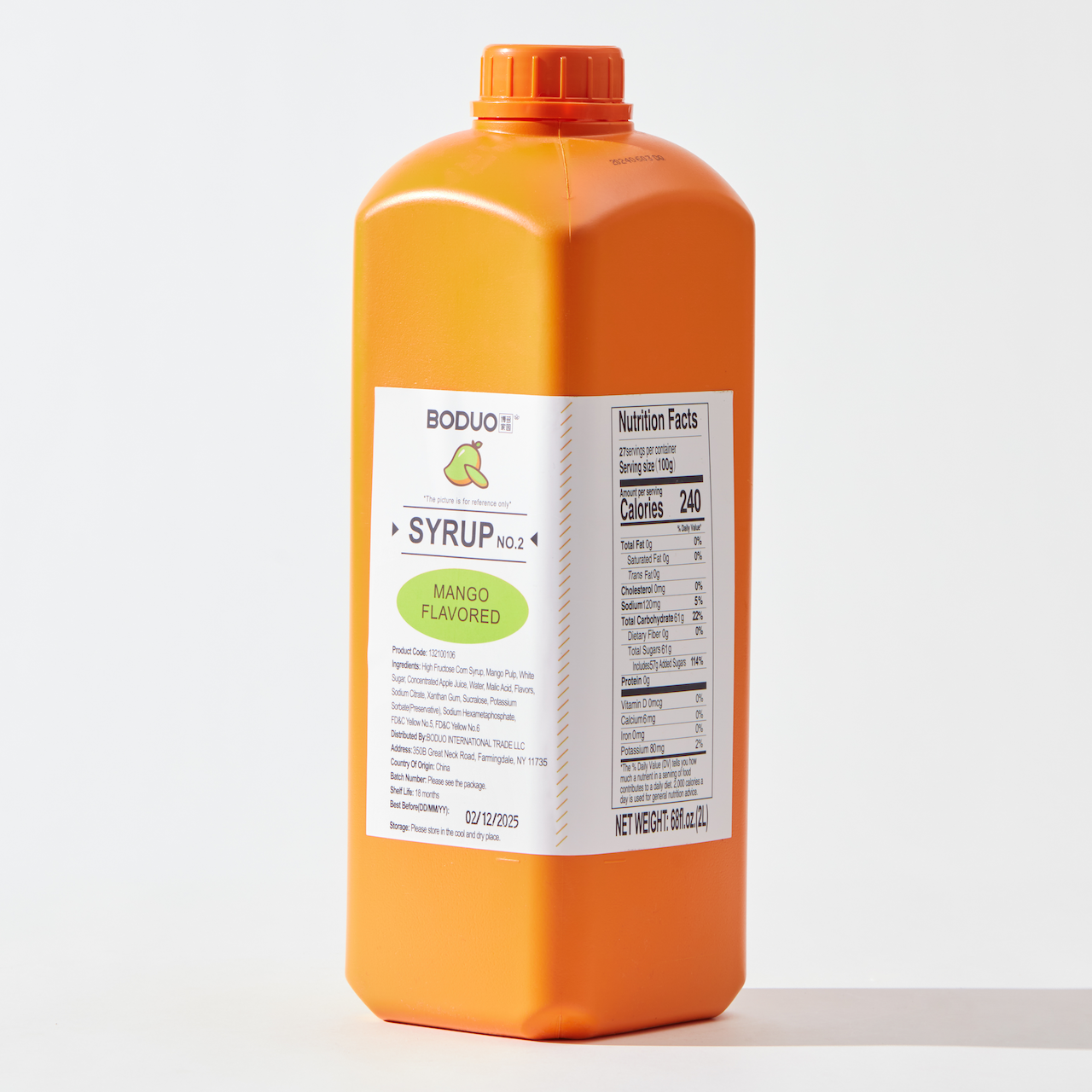Mango Flavored Syrup