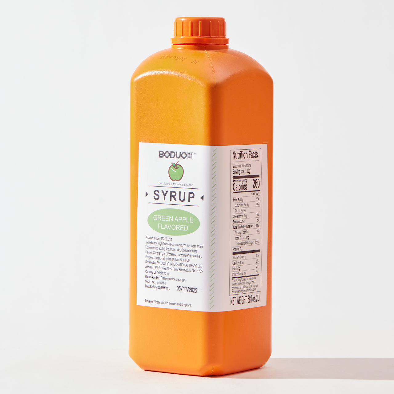 Green Apple Flavored Syrup