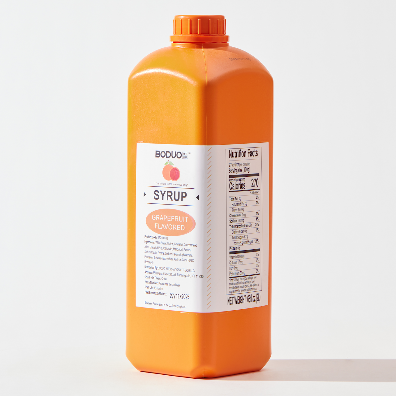 Grapefruit Flavored Syrup