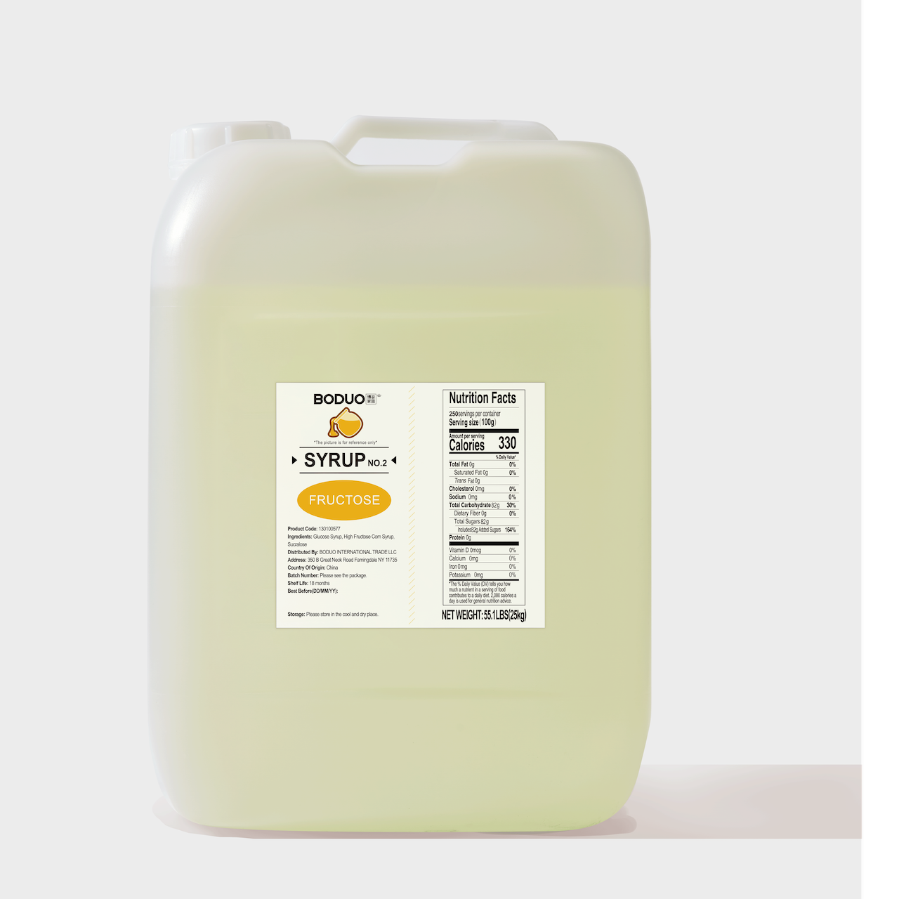 Fructose Flavored Syrup 25Kg