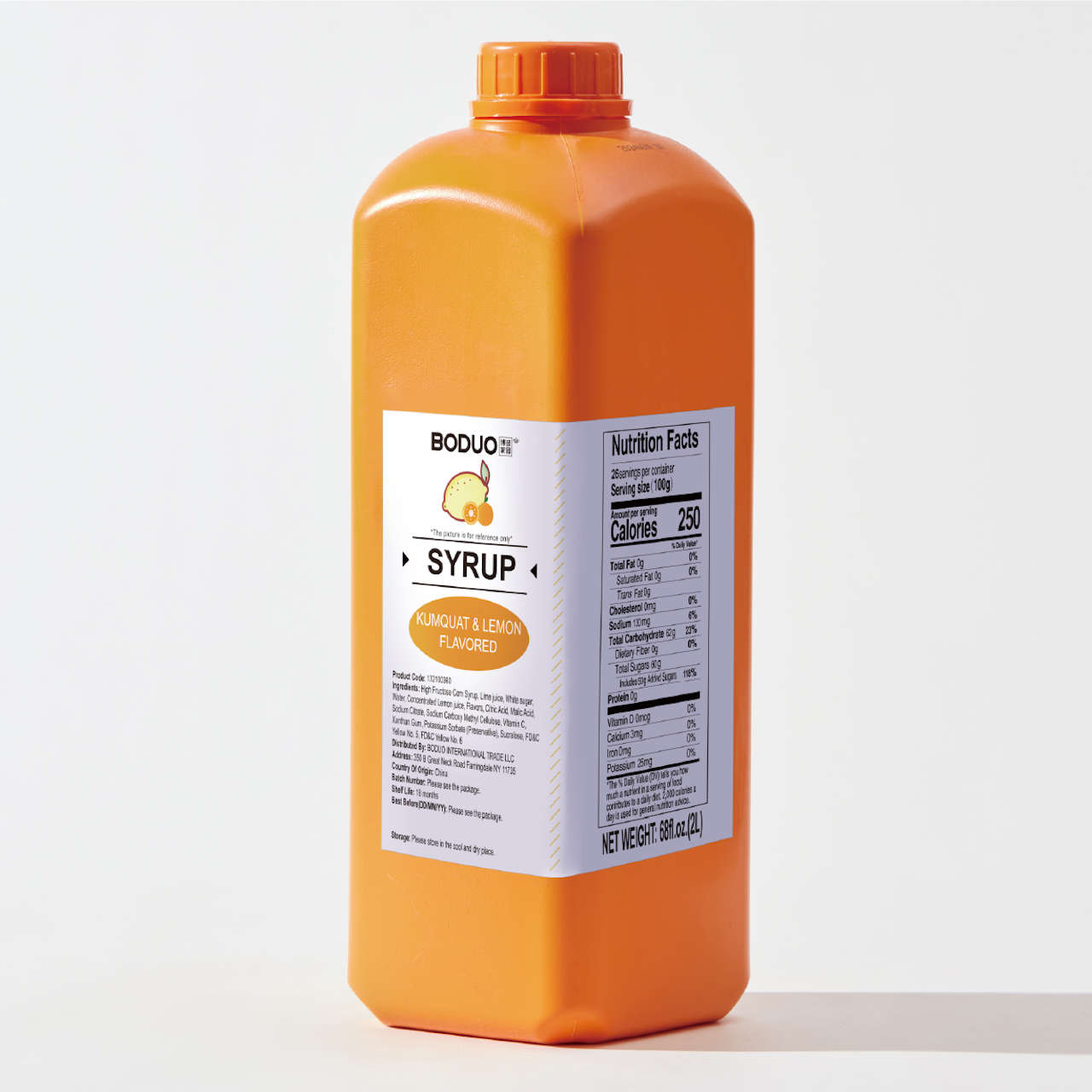 Kumquat & Lemon Flavored Syrup