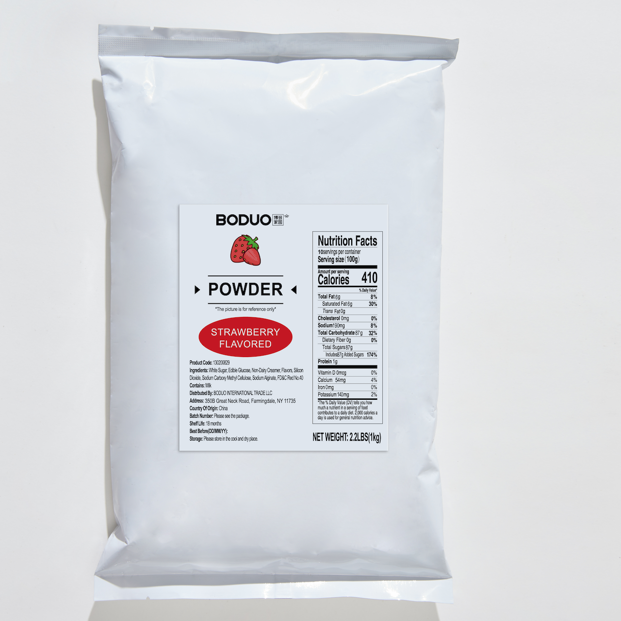 Strawberry Flavored Powder