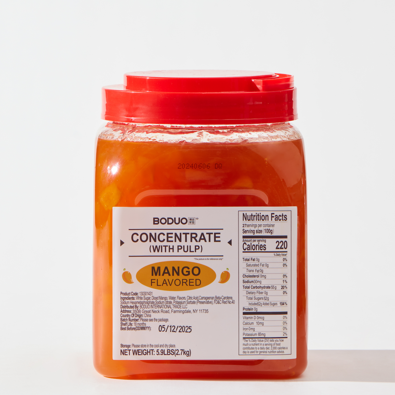 Mango Flavored Concentrate